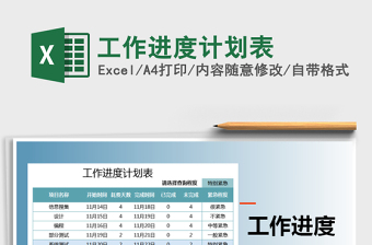 2025年工作进度计划表
