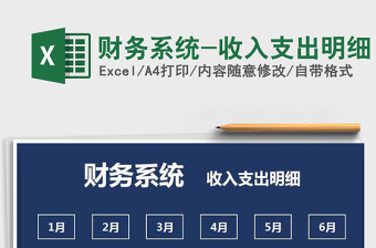 2025年财务系统-收入支出明细