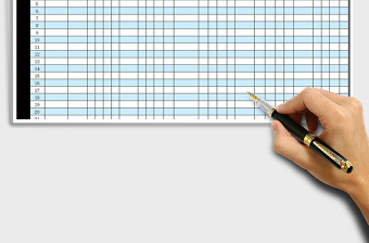 2025年班级考勤表模版