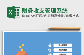 2025年财务收支管理系统