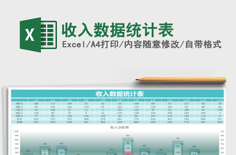 收入数据统计表