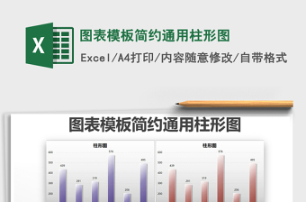 2025年图表模板简约通用柱形图