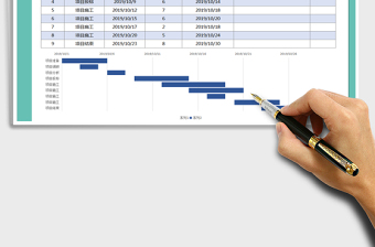 2025年项目进度计划表（甘特图）