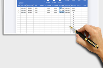 2025年月度付款明细表（自动计算）