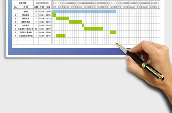 2025年工作进度计划表-颜色显示