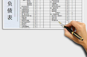 2025年资产负债表-通用