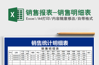2025年销售报表-销售明细表