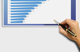 2025年简约圆角条形图免费下载