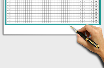 2025年考勤表（自动统计）