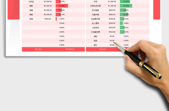 2025年家庭月度收支管理表