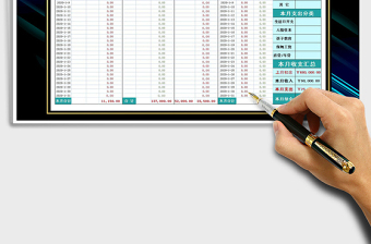 2025年家庭收支明细表-自动计算