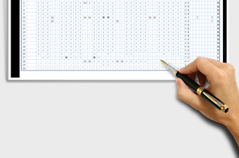 2025年考勤表（全自动生成）