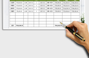 2025年长期借款明细表