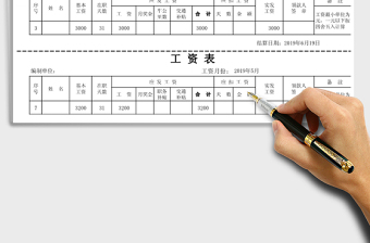 2025年工资条模板