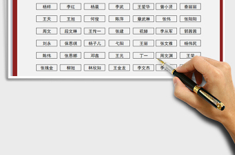 2025年学生座位表