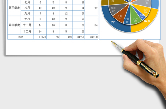2025年销售业绩双饼图组合分析