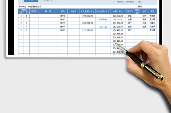 2025年财务收支记账表（自动统计）