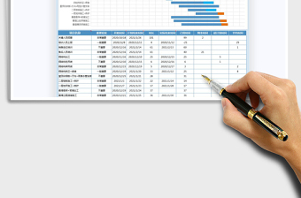 2025年工作进度表-甘特图