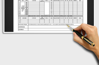 2025年工作计划及目标考核表