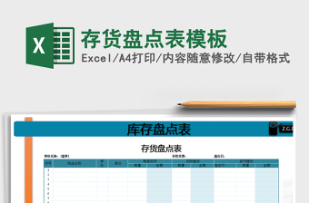2025年存货盘点表模板