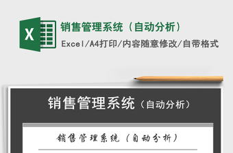 2025年销售管理系统（自动分析）
