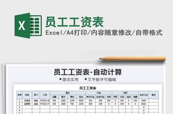 2025年员工工资表