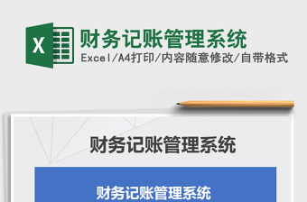 2025年财务记账管理系统