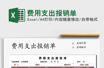2025年费用支出报销单