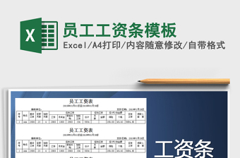 2025年员工工资条模板