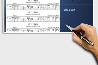 2025年员工工资条模板