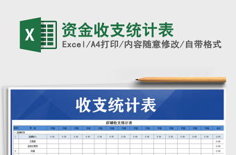 2025年资金收支统计表