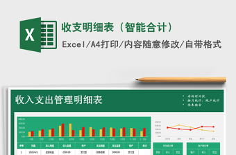2025年收支明细表（智能合计）