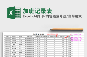 2025年加班记录表