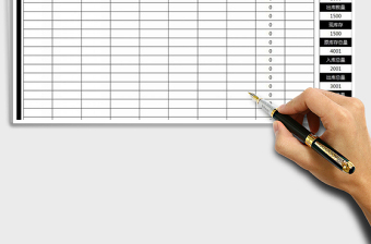 2025年出入库自动计算表-带品名查询功能