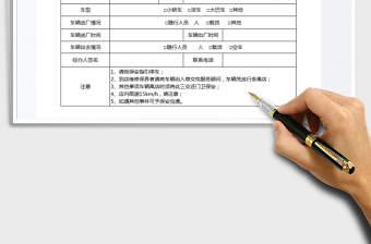 2025年车辆出入单