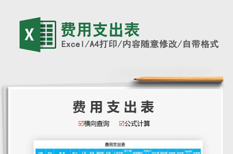 2025年费用支出表