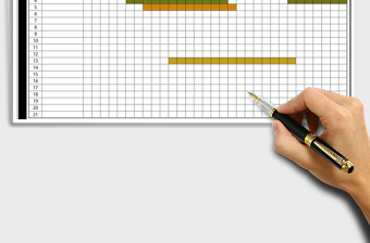 工作进度计划表