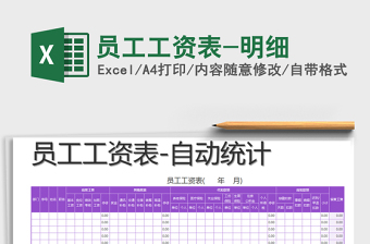 2025年员工工资表-明细