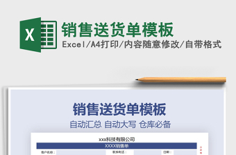 2025年销售送货单模板