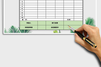 2025年办公用品购买申请表