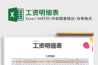 2025年工资明细表