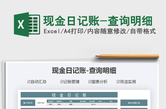 2025年现金日记账-查询明细
