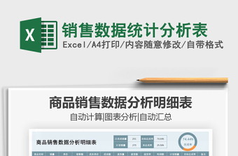 2025年销售数据统计分析表