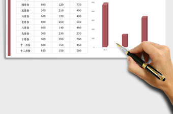 2025年收支利润表(动态图表)