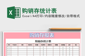 2025年购销存统计表