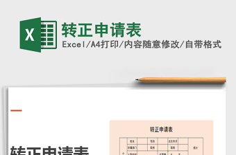 2025年转正申请表