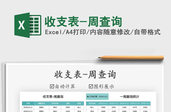 2025年收支表-周查询