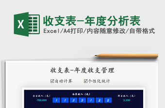 2025年收支表-年度分析表
