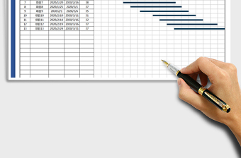 2025年项目进度甘特图