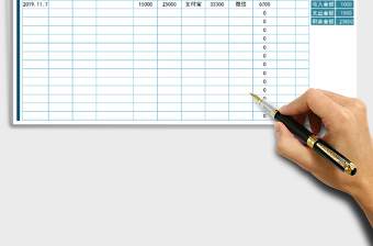 2025年收入支出明细表（自动管理）